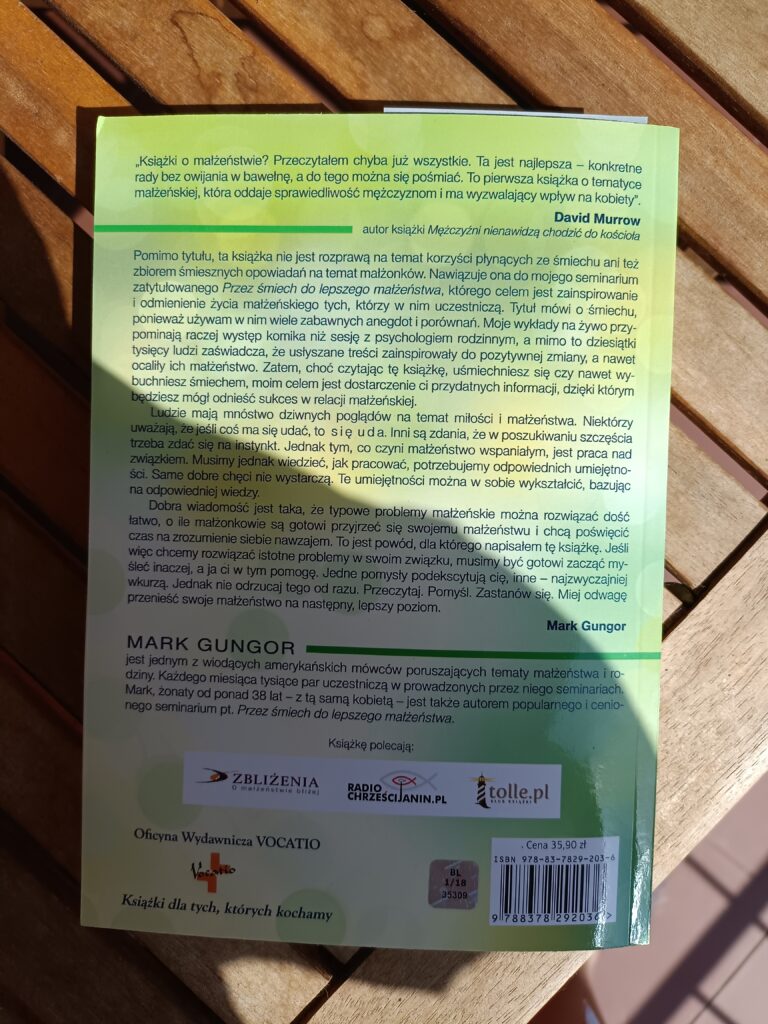 Więcej uśmiechu dla dobra małżeństwa ksiązka w księgarni opiniabiegly.com.pl
