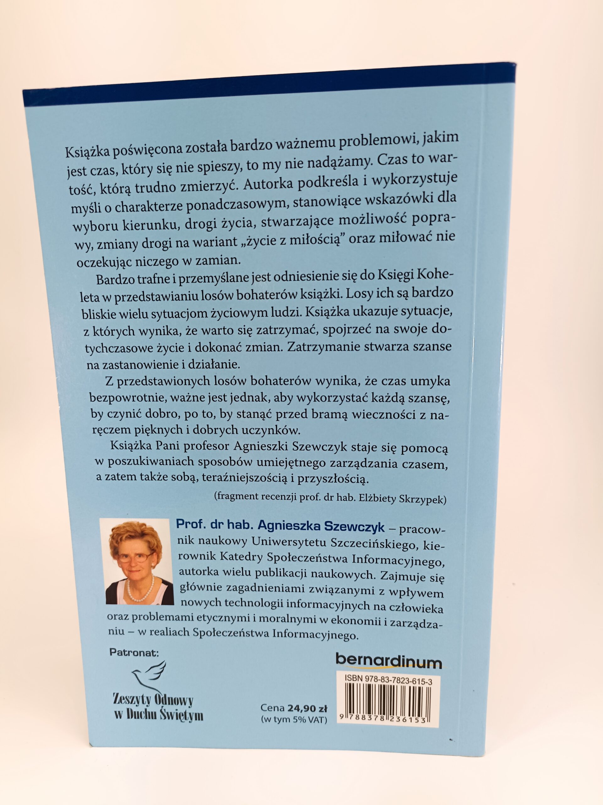 Zarzadzanie czasem Agnieszka SZewczyk tył książki w antykwariatszczecin.pl