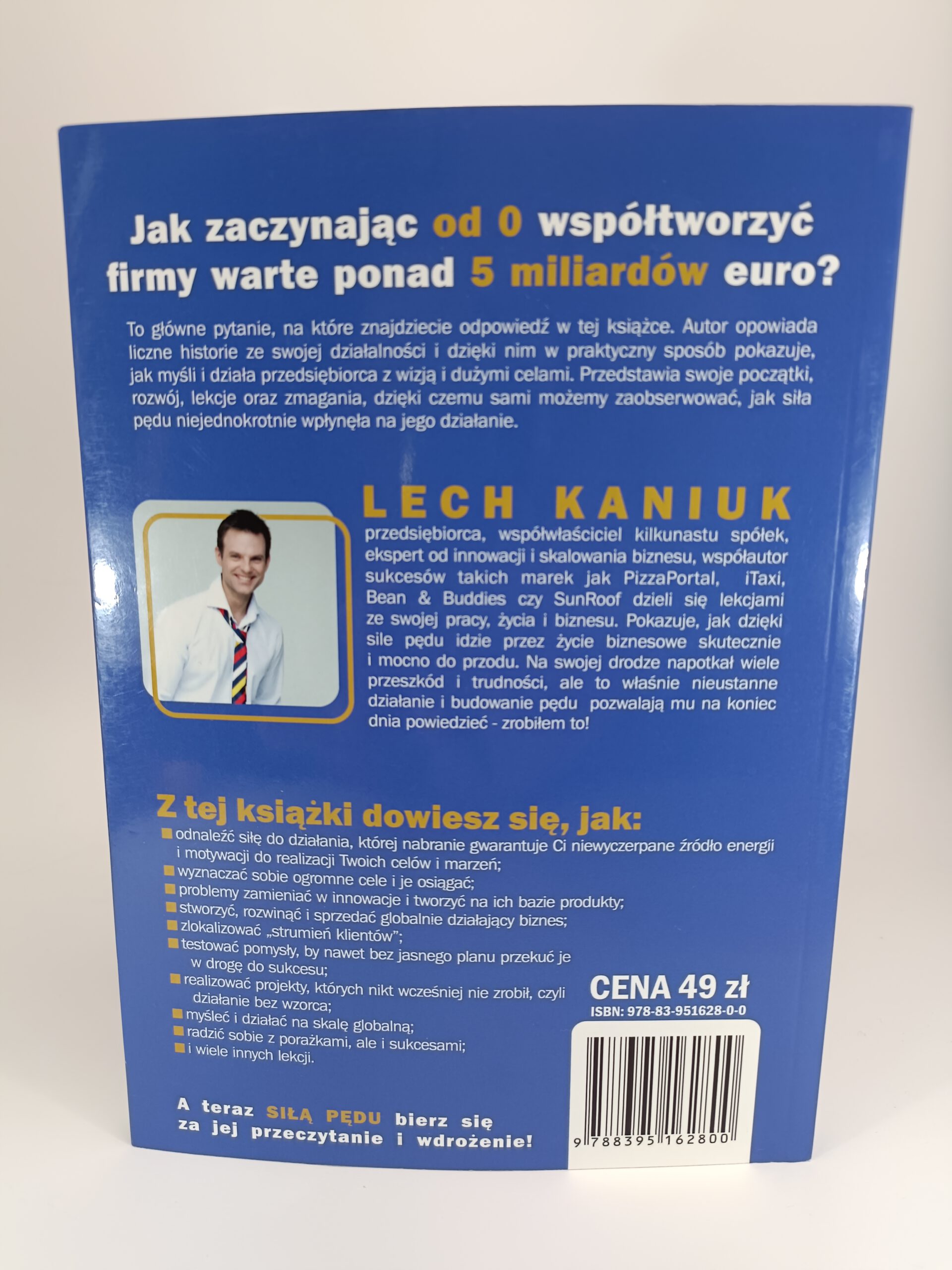 Siła pędu Lech Kaniuk nota od wydawcy książki w antykwariatszczecin.pl