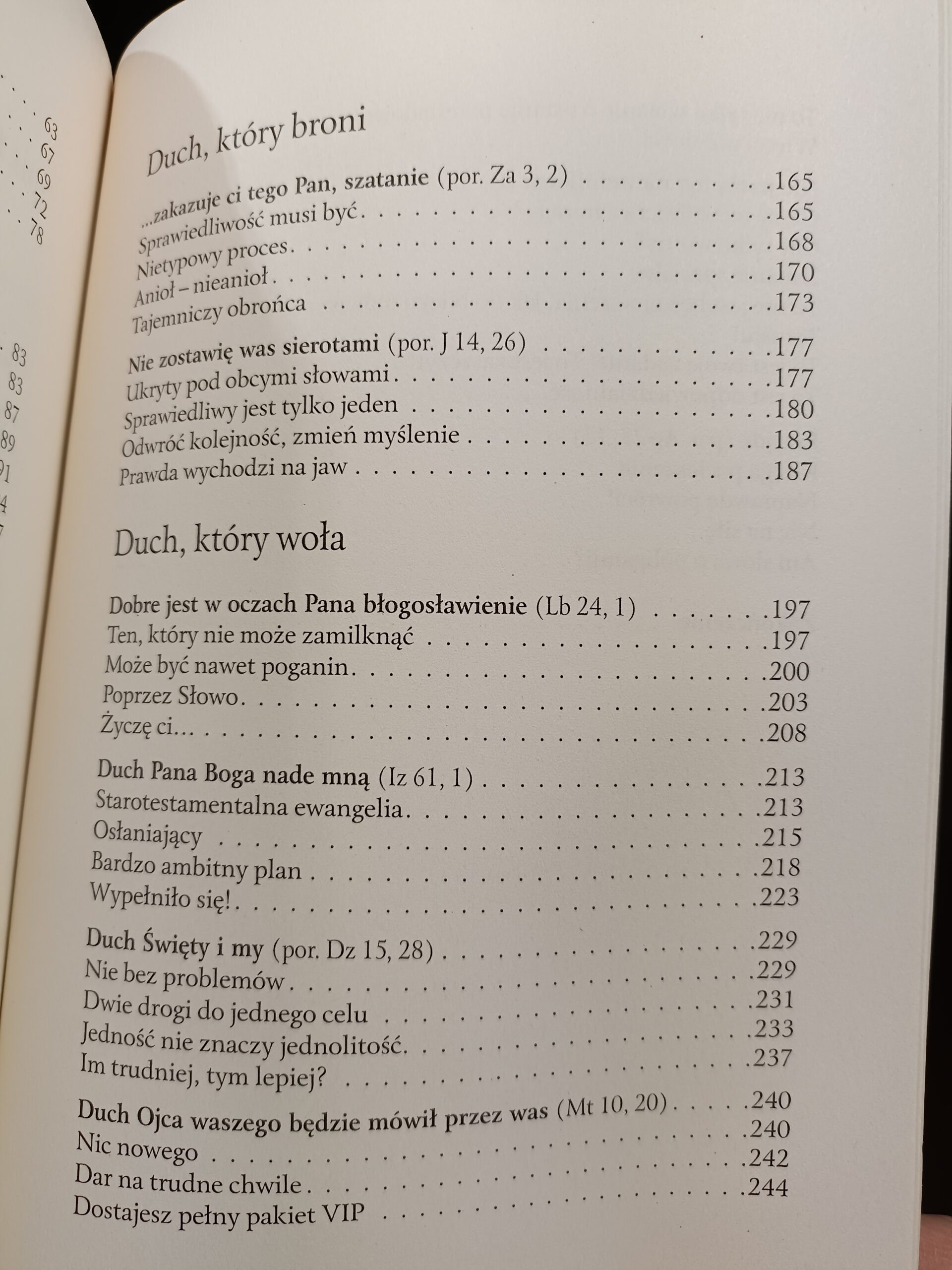 Biografia Ducha Swietego spis tresci 2 ksiazki w antykwariat