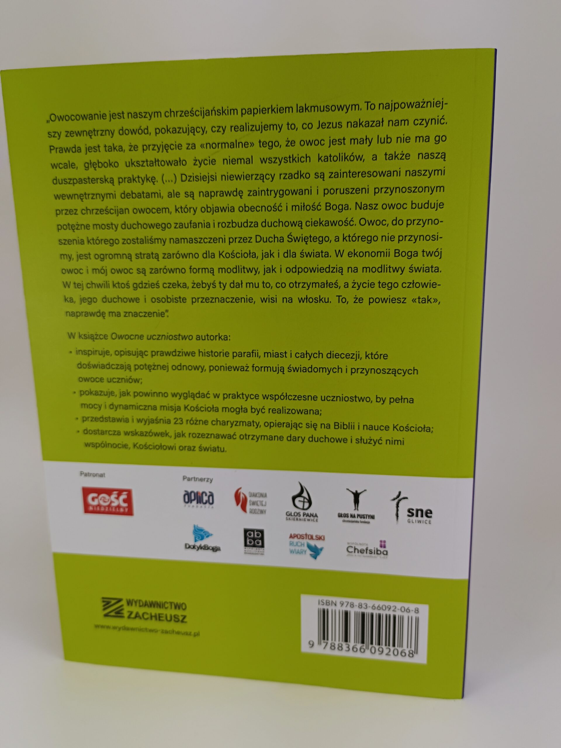 Owocne ucznistwo nota od wydawcy ksiazki w antykwariat Szczecin