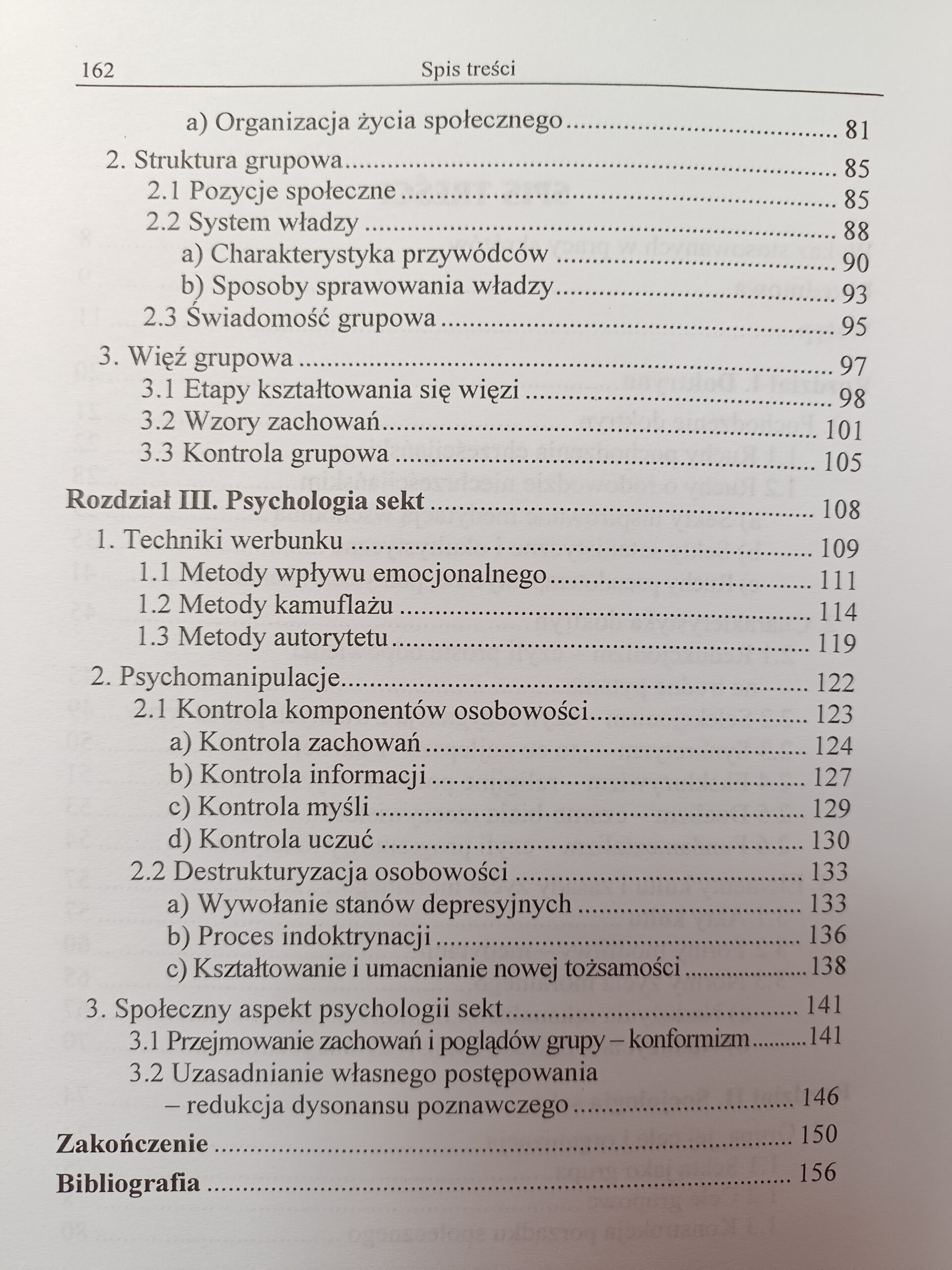 Rozpoznac sekte spis tresci 2 ksiazki w antykwariat szczecin