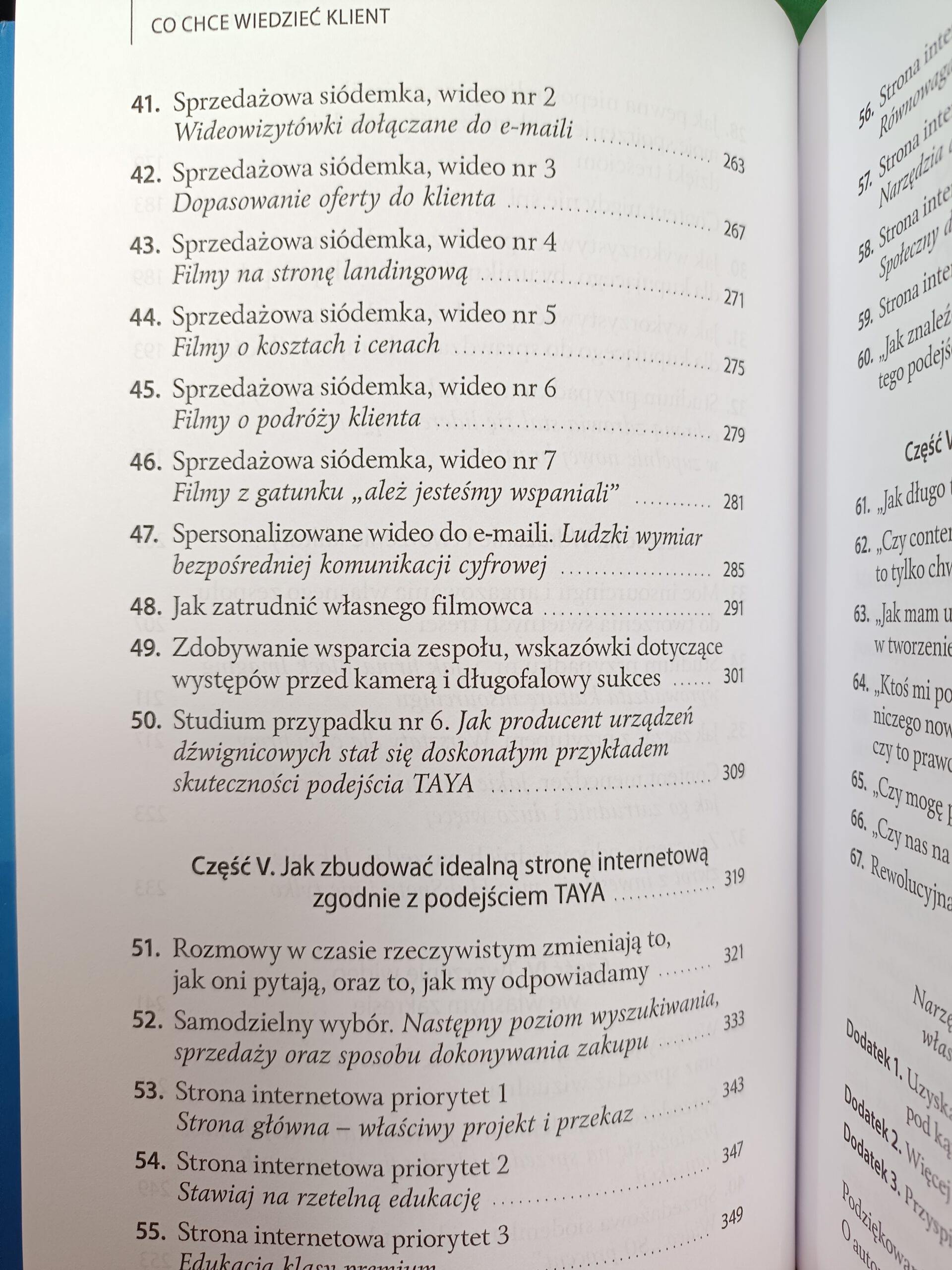 co chce wiedzieć klient spis treści 5 książka w antykwariat Szczecin