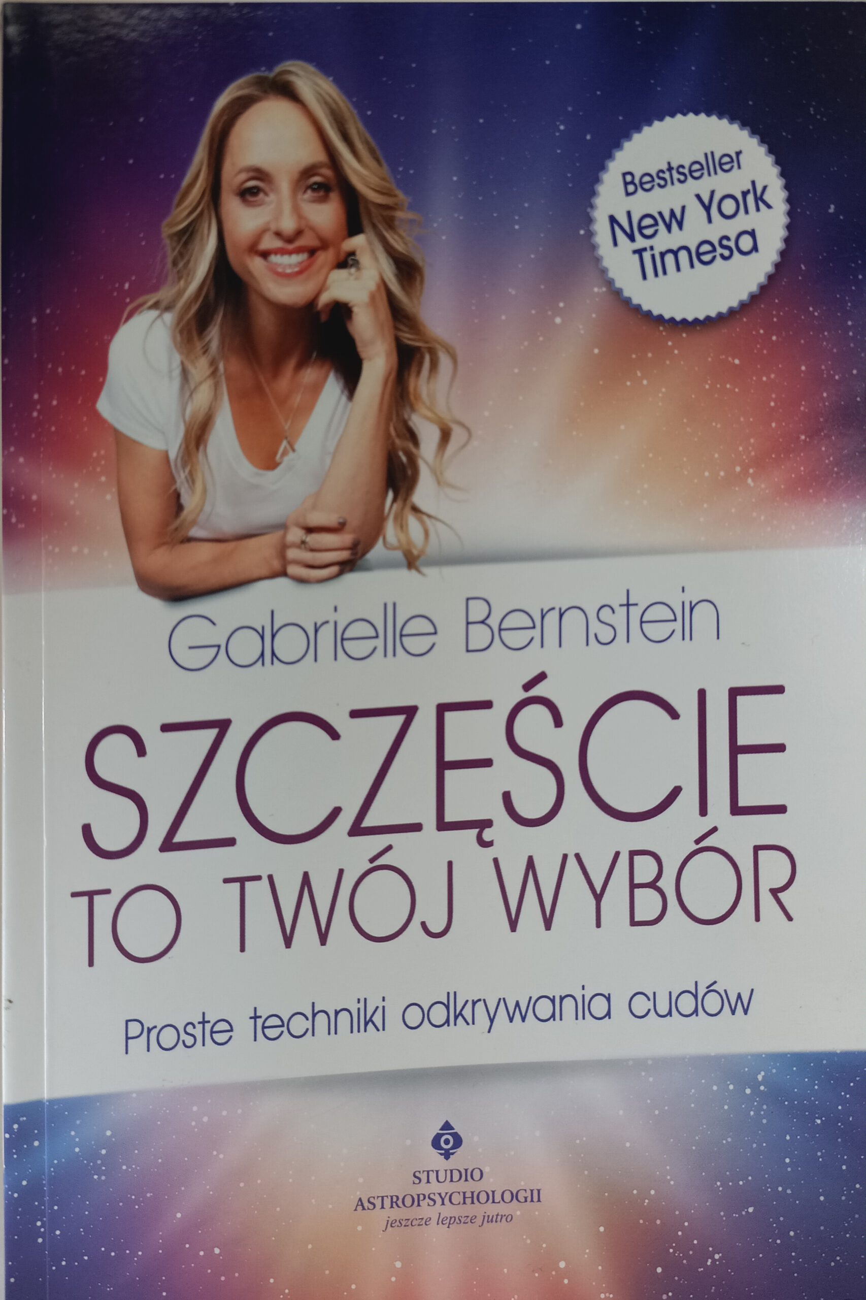 Szczęście to twój wybór okładka 1 książki w antykwariat Szczecin