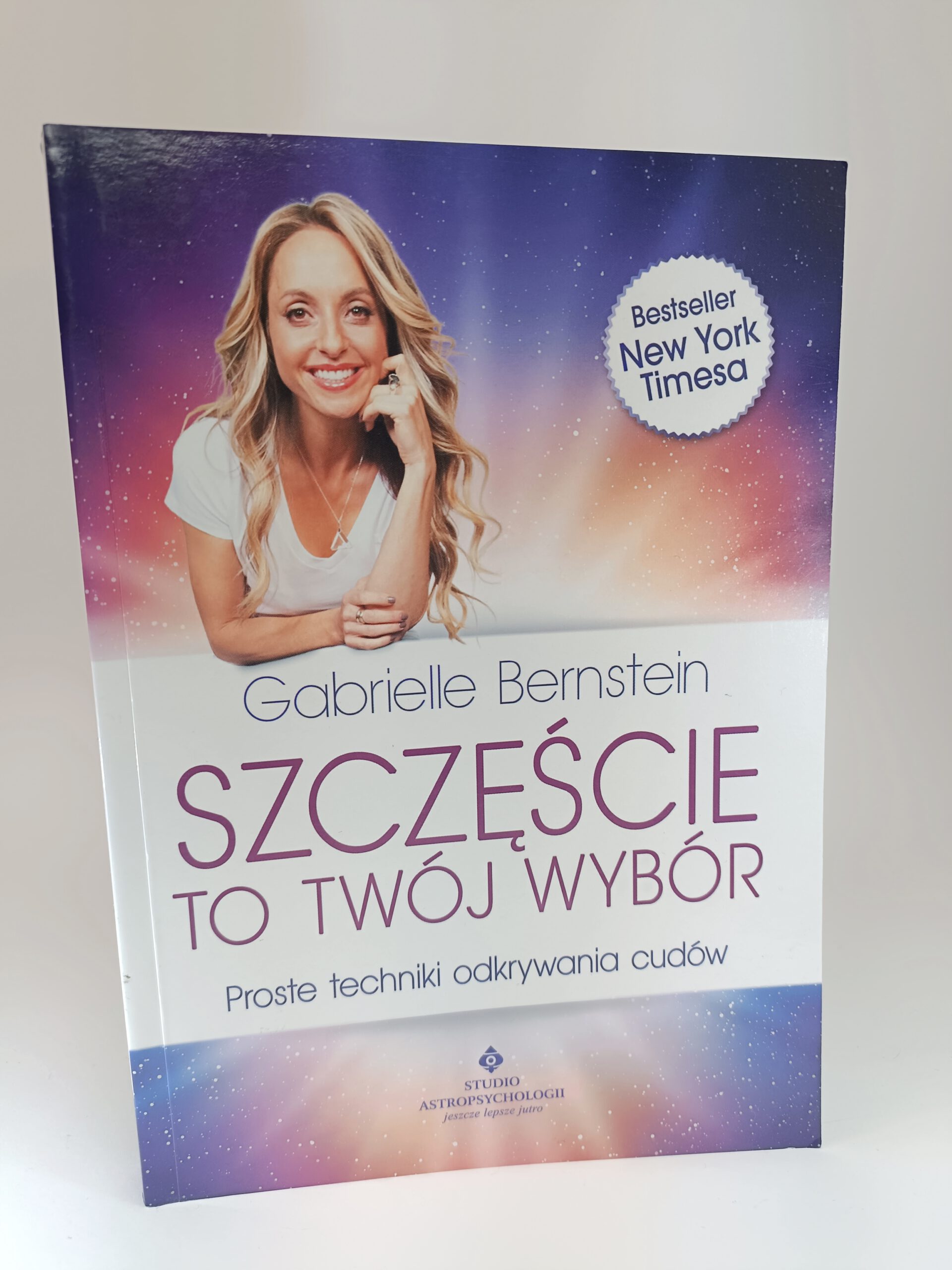 Szczęście to twój wybór przód książki antykwariat Szczecin