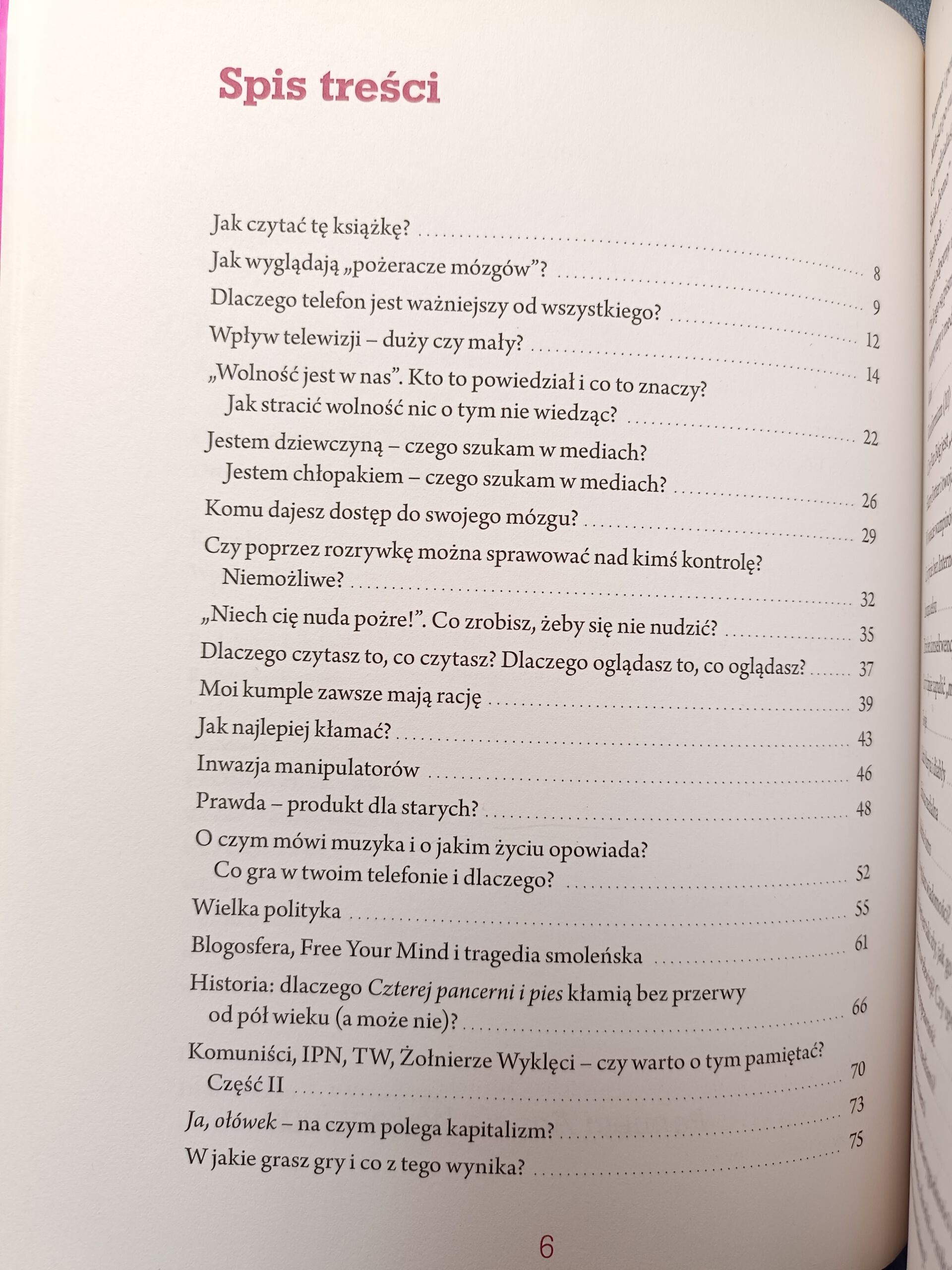 pożeracze mózgów spis firm książki w antykwariat Szczecin