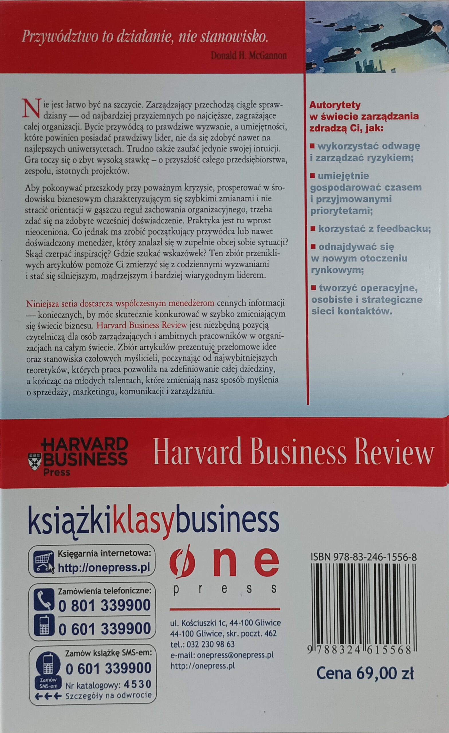 skuteczne przywództwo nota od wydawcy książki w antykwariat Szczecin