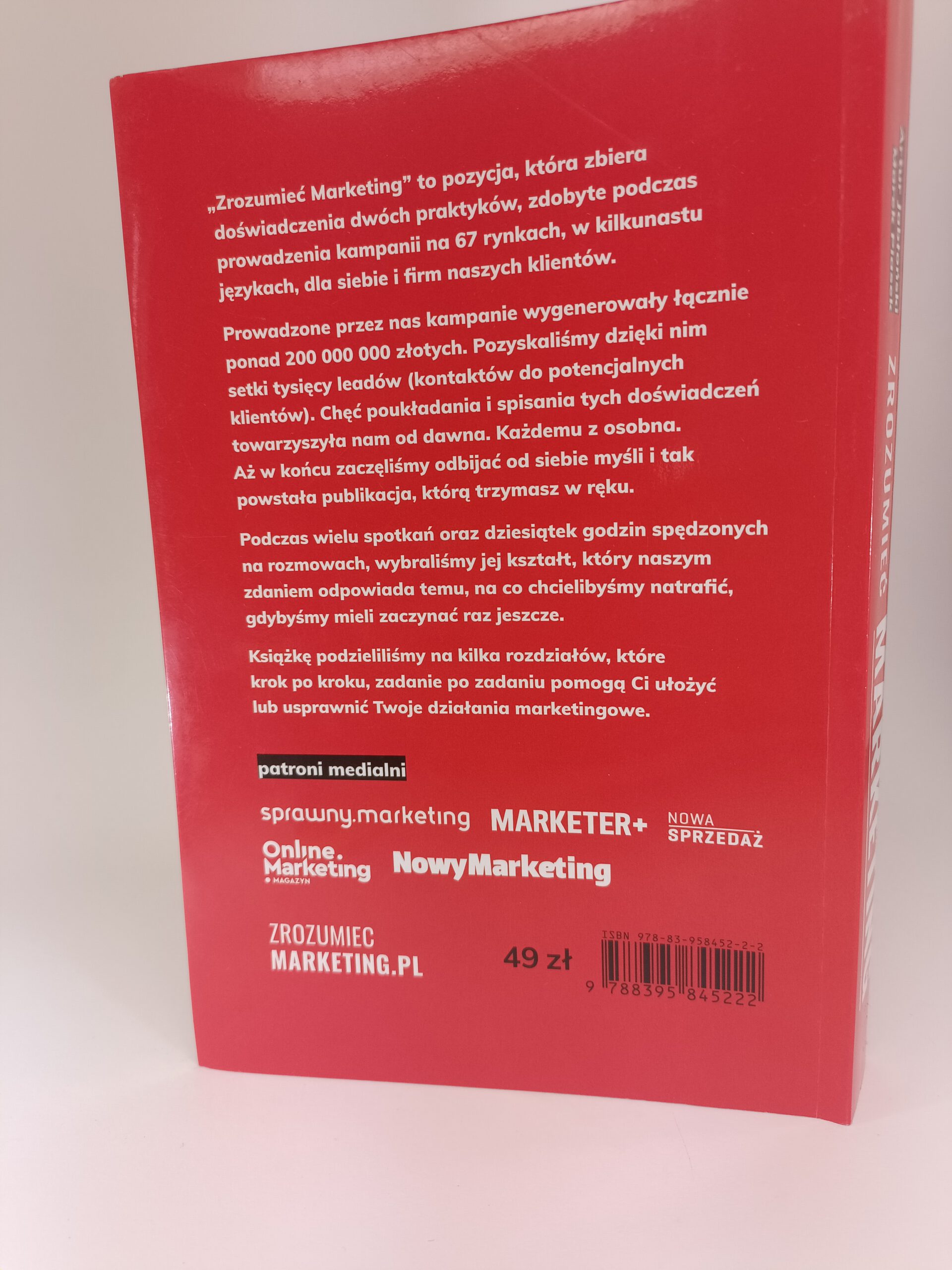 zrozumieć marketing tył książki w antykwariat Szczecin