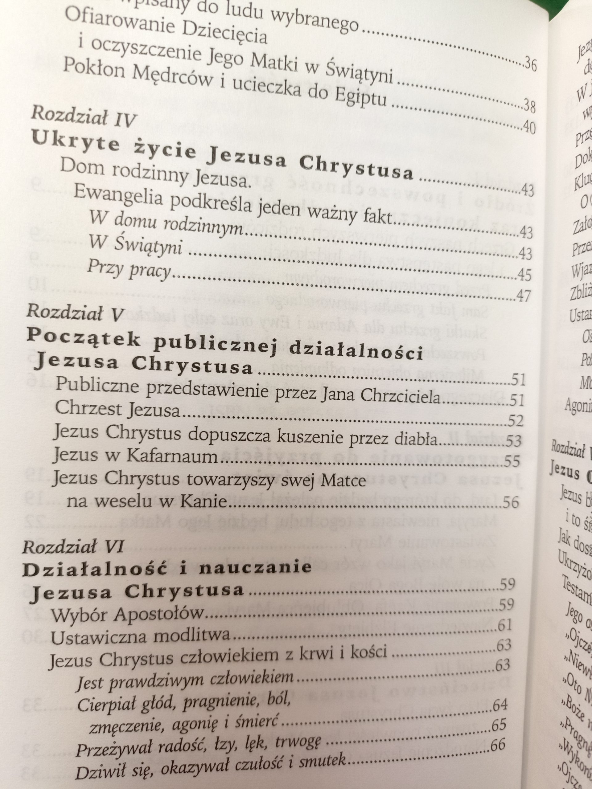 Jan Paweł II o życiu Chrystusa spis treści 2 książki w antykwariat Szczecin