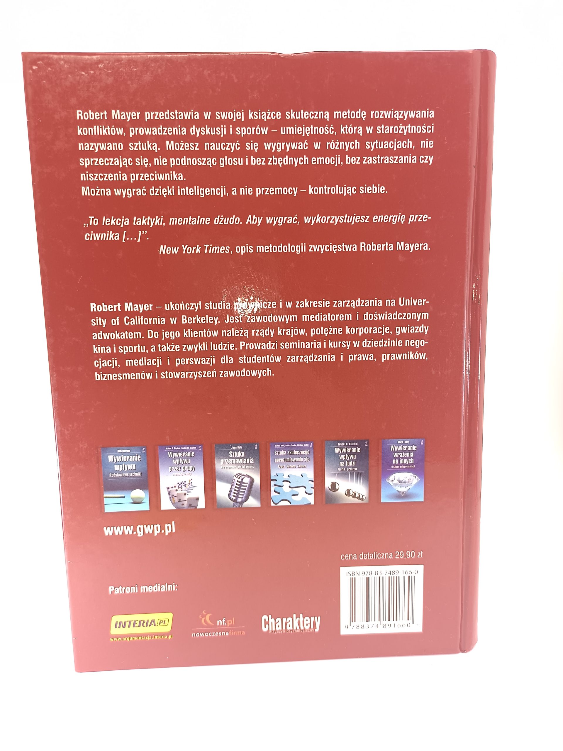 sztuka argumentacji tył książki w antykwariat Szczecin