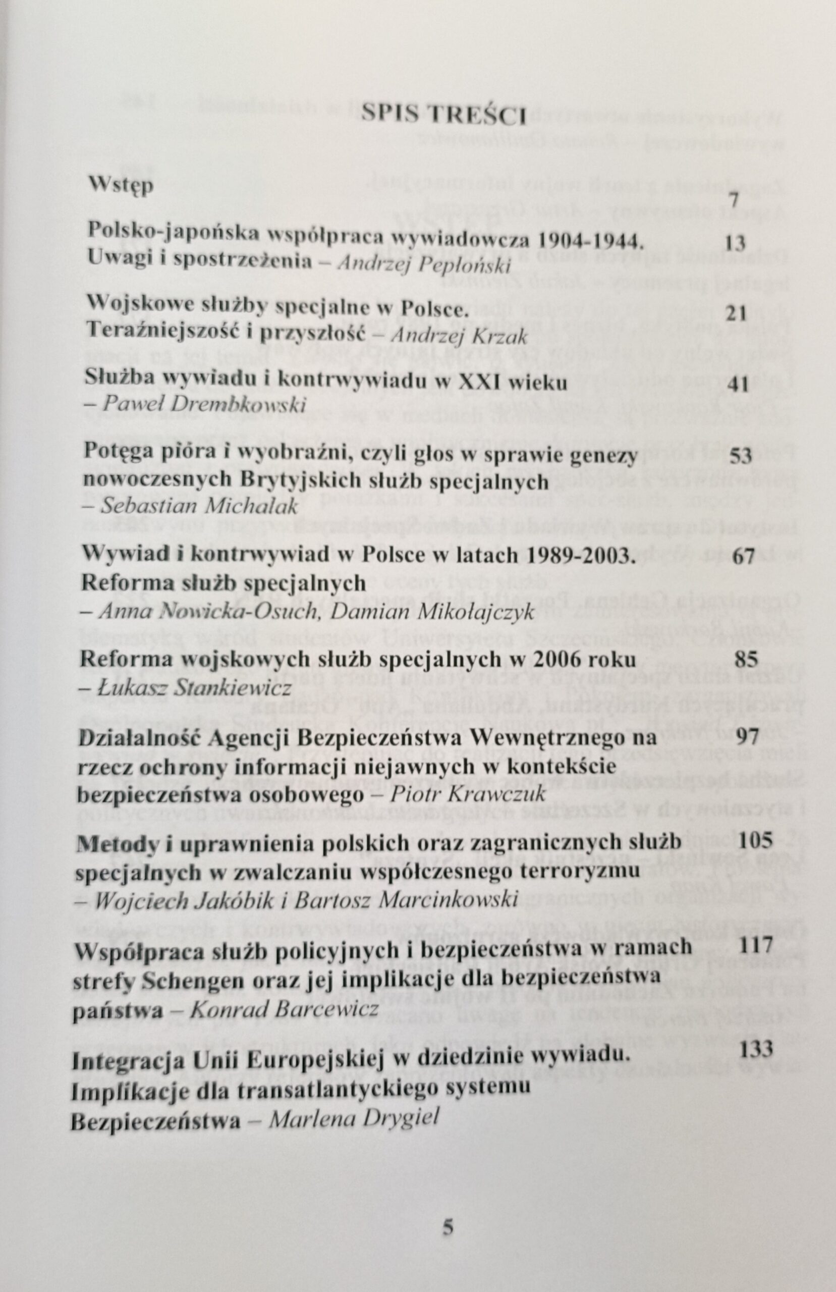 wywiad i kontrwywiad w świecie spis treści książki w antykwariat książki Szczecin