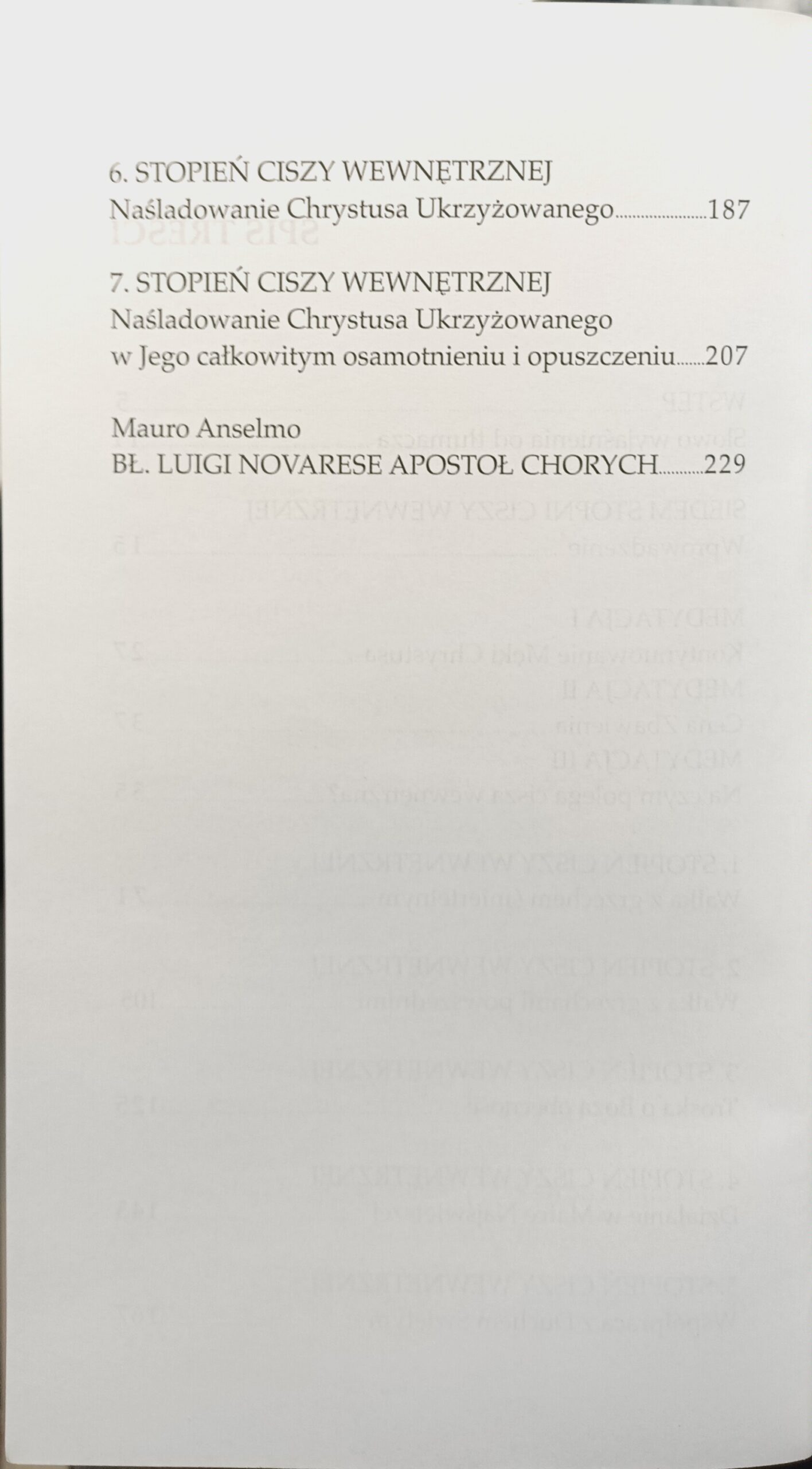 7 stopni ciszy wewnętrznej spis treści 2 książki w antykwariat książki Szczecin