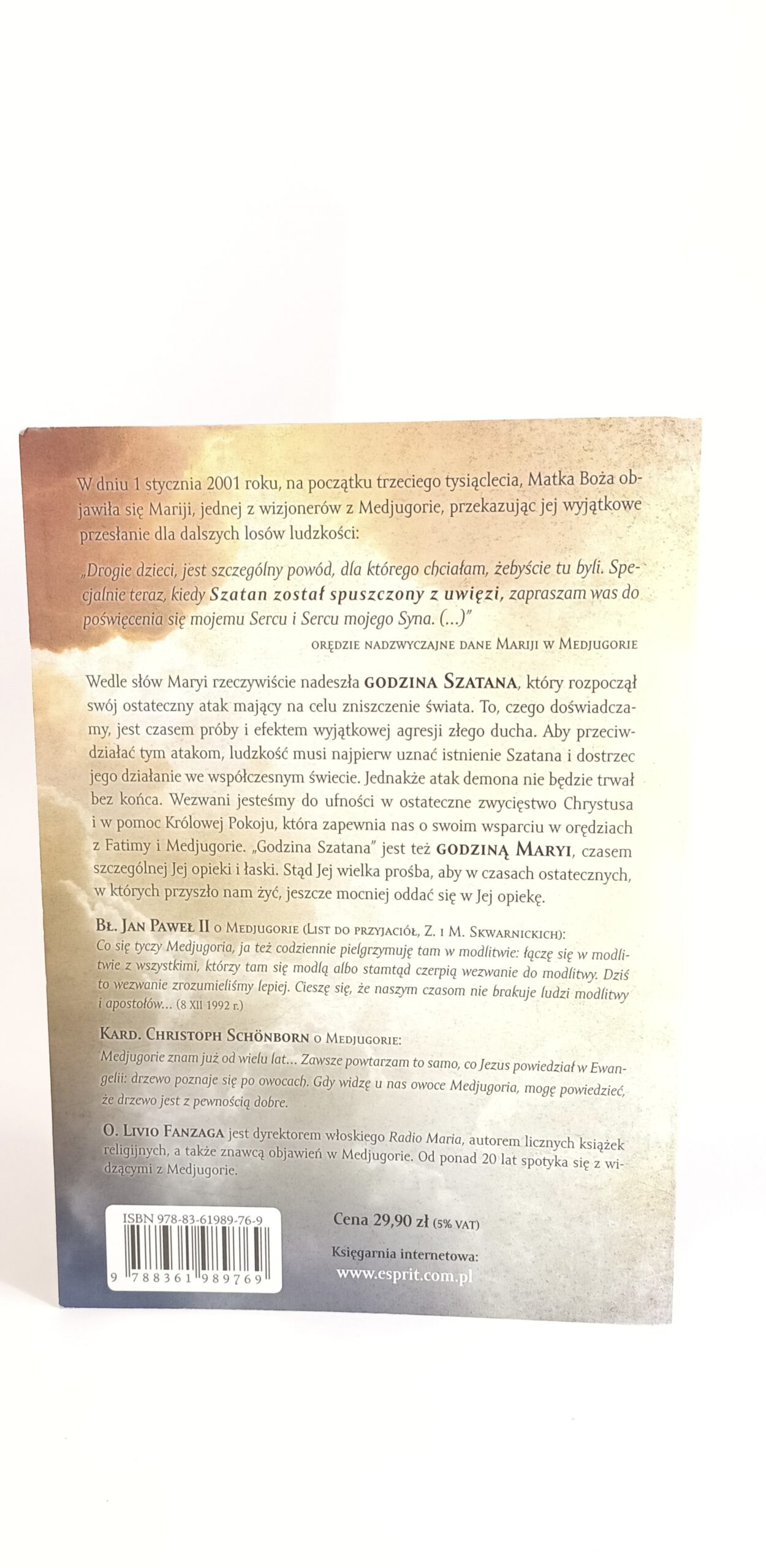 godzina szatana tył książki w antykwariat książki Szczecin