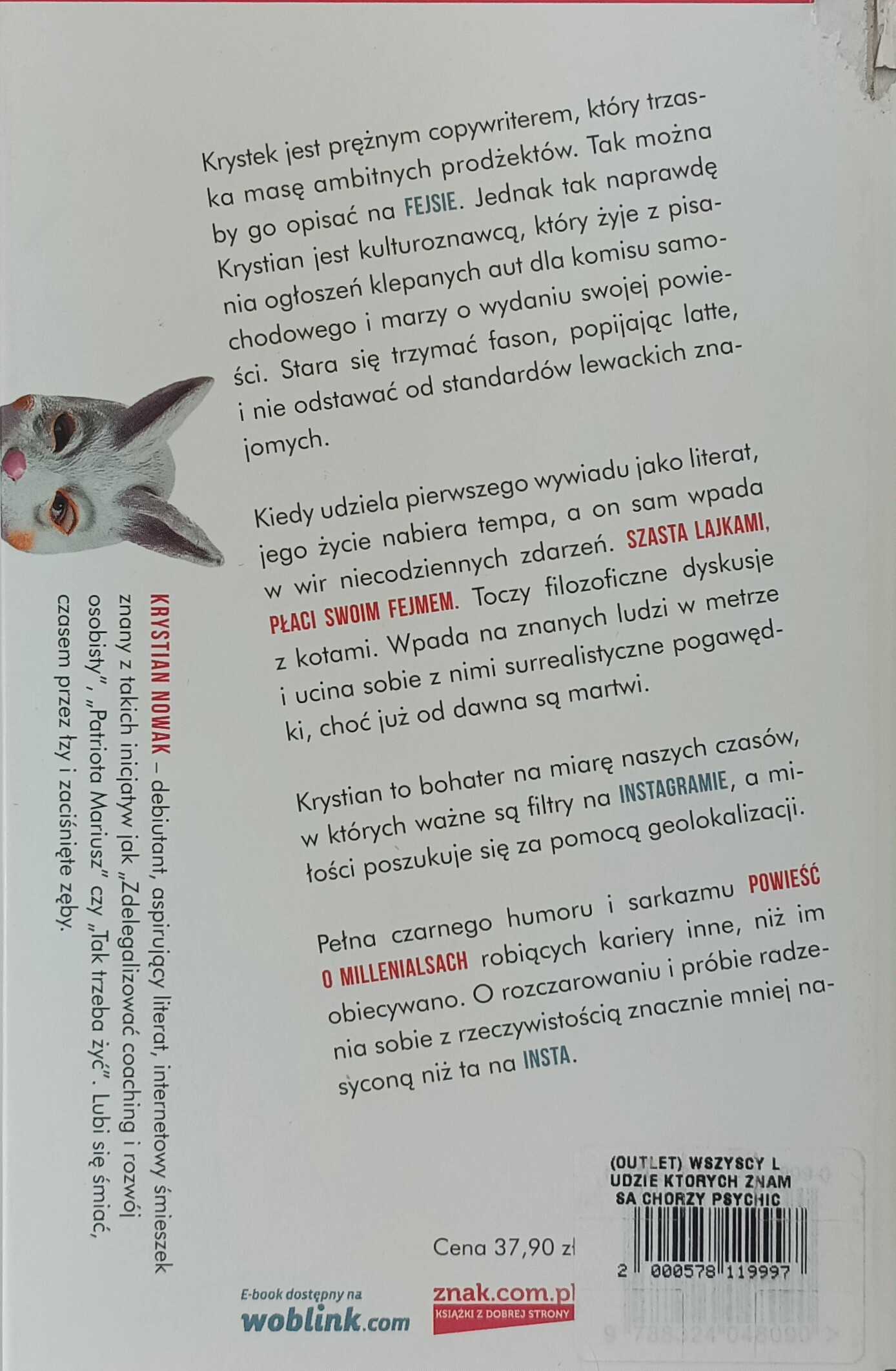 wszyscy ludzie tył i nota książki w antykwariat książki używane Szczecin