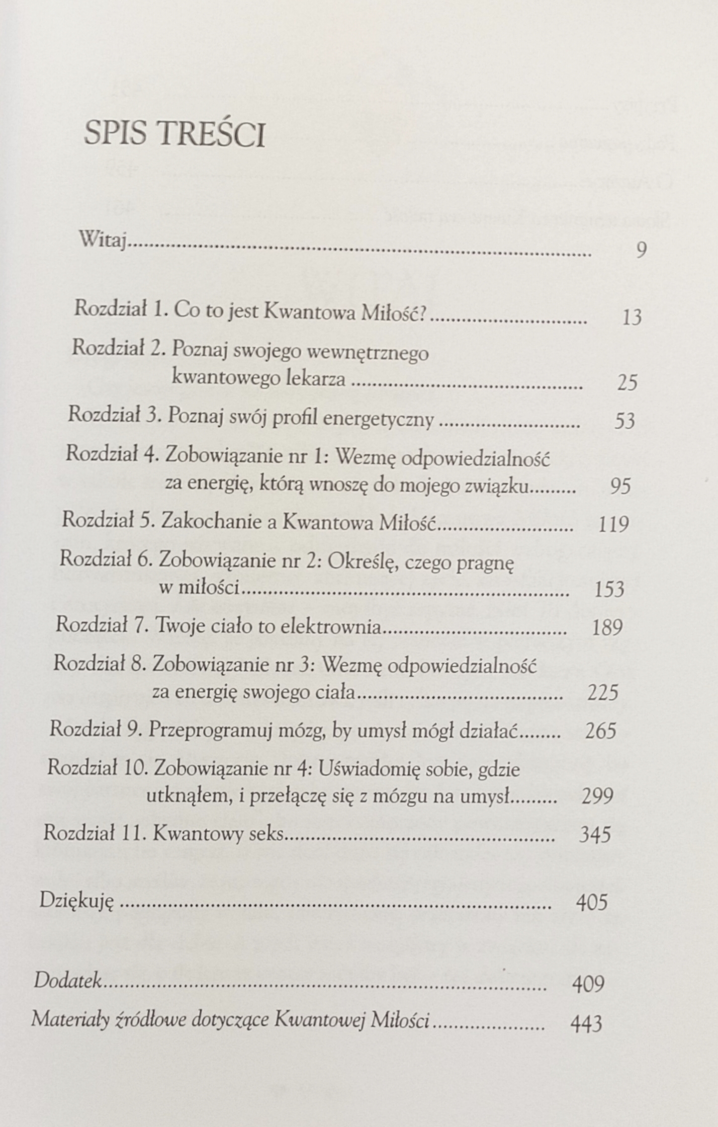 kwantowa miłość spis treści książki w antykwariat książki używane Szczecin