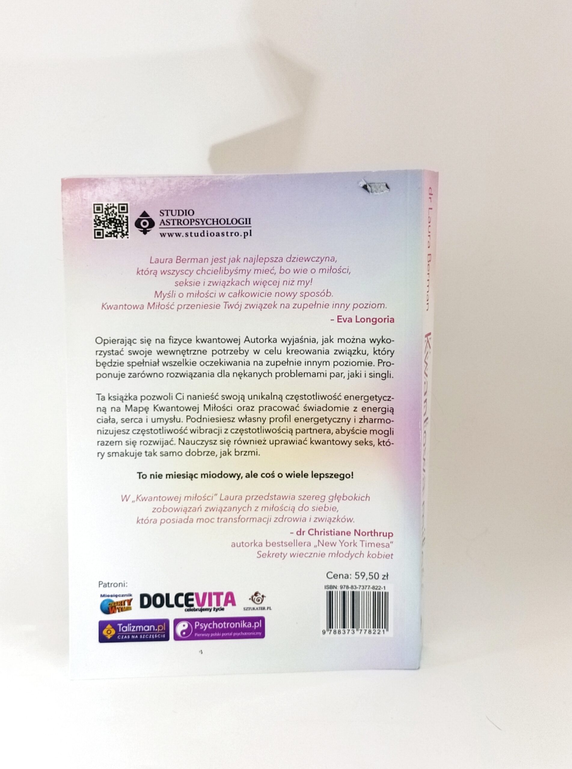 kwantowa miłość tył książki w antykwariat książki używane Szczecin