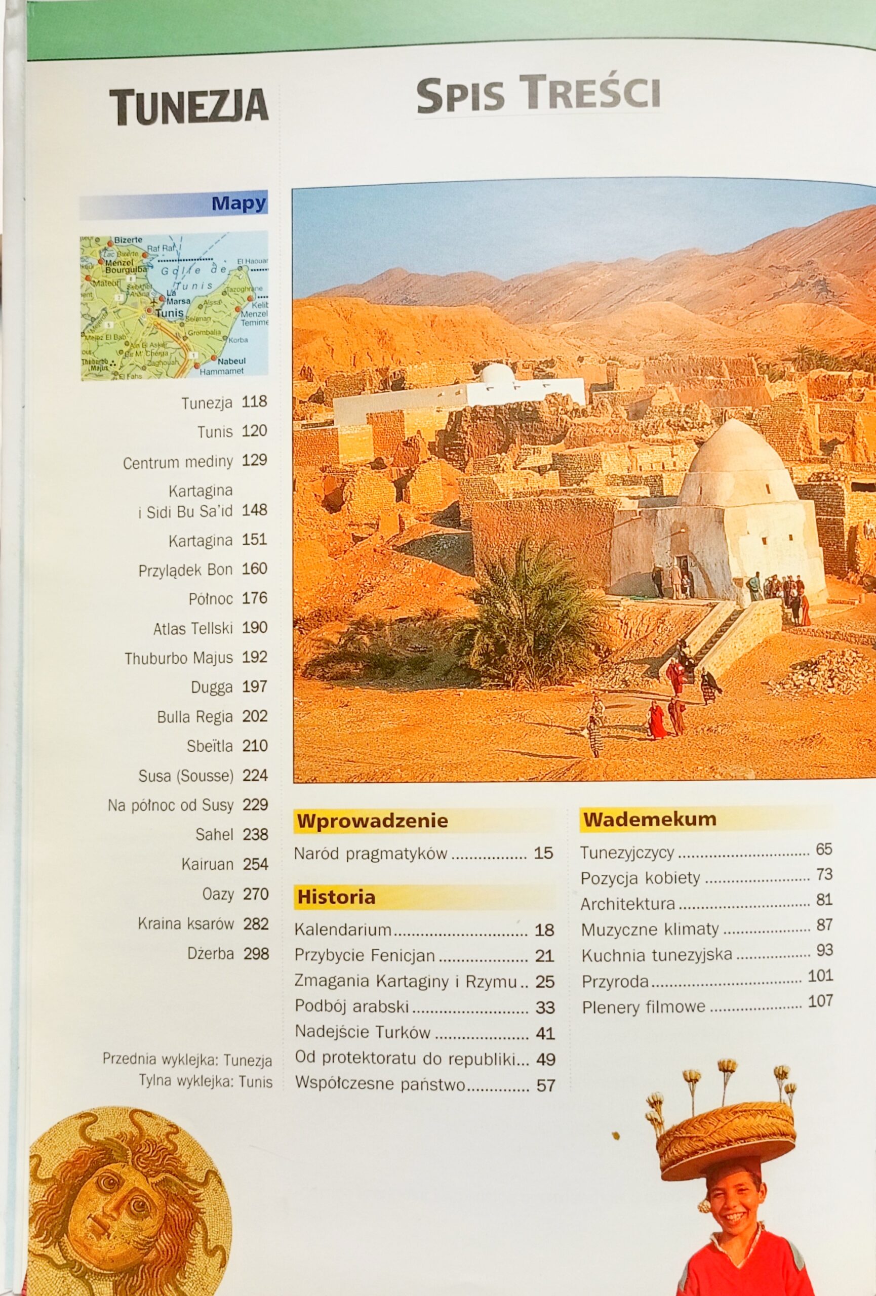 Tunezja spis treści książki w antykwariat książki używane Szczecin