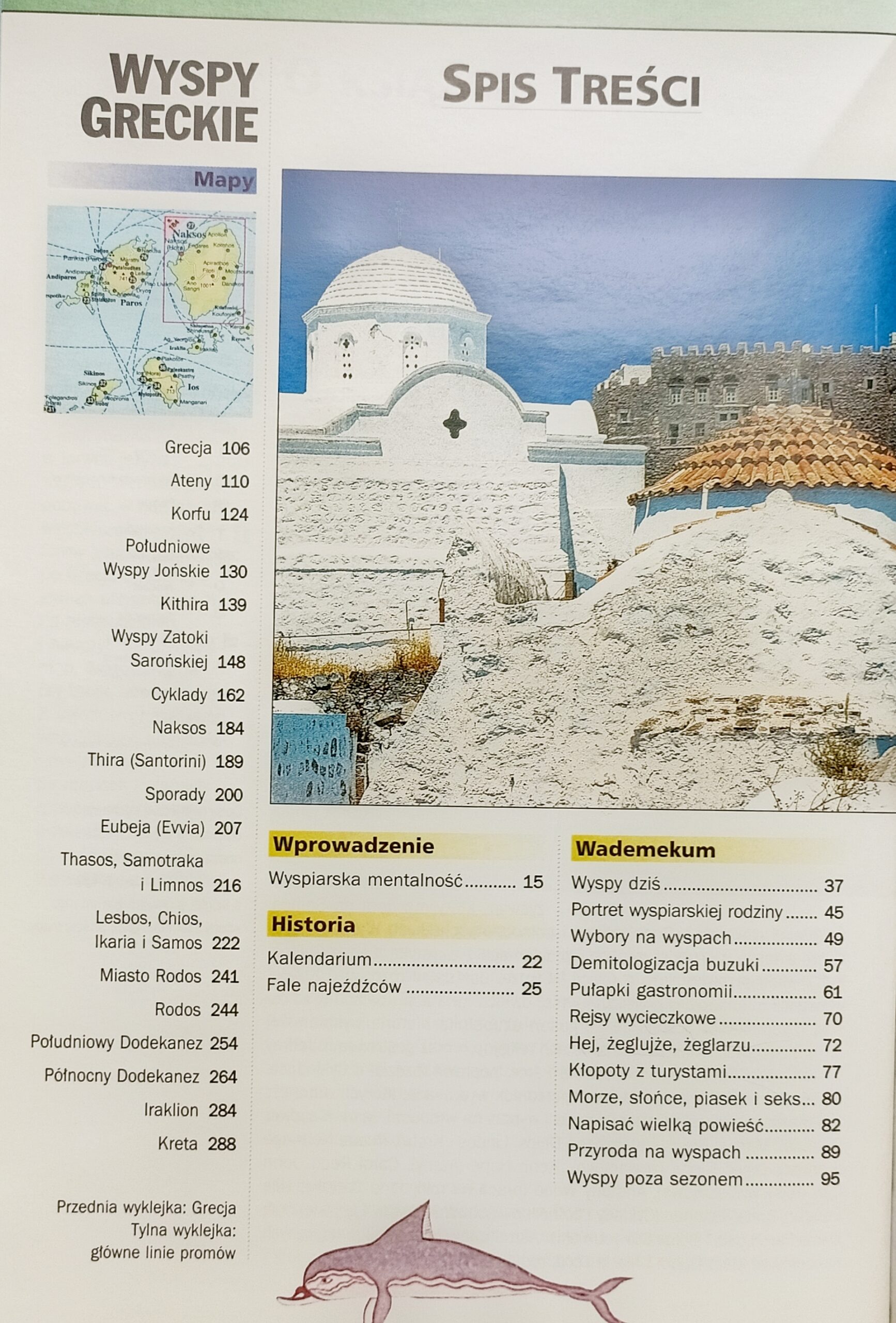 Wyspy greckie spis treści książki 1 w antykwariat książki używane Szczecin