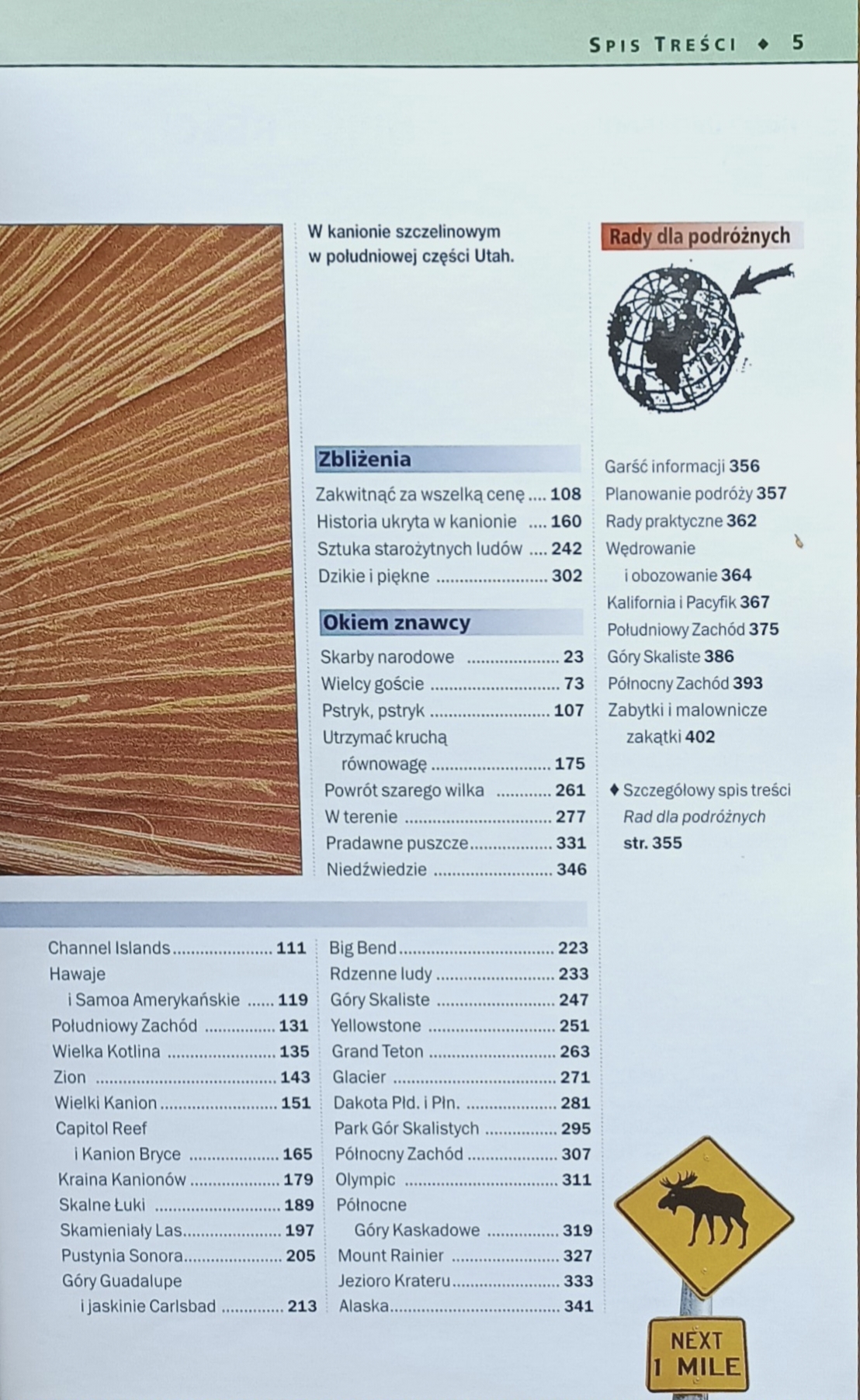parki narodowe USA spis treści 2 książki w antykwariat książki używane Szczecin