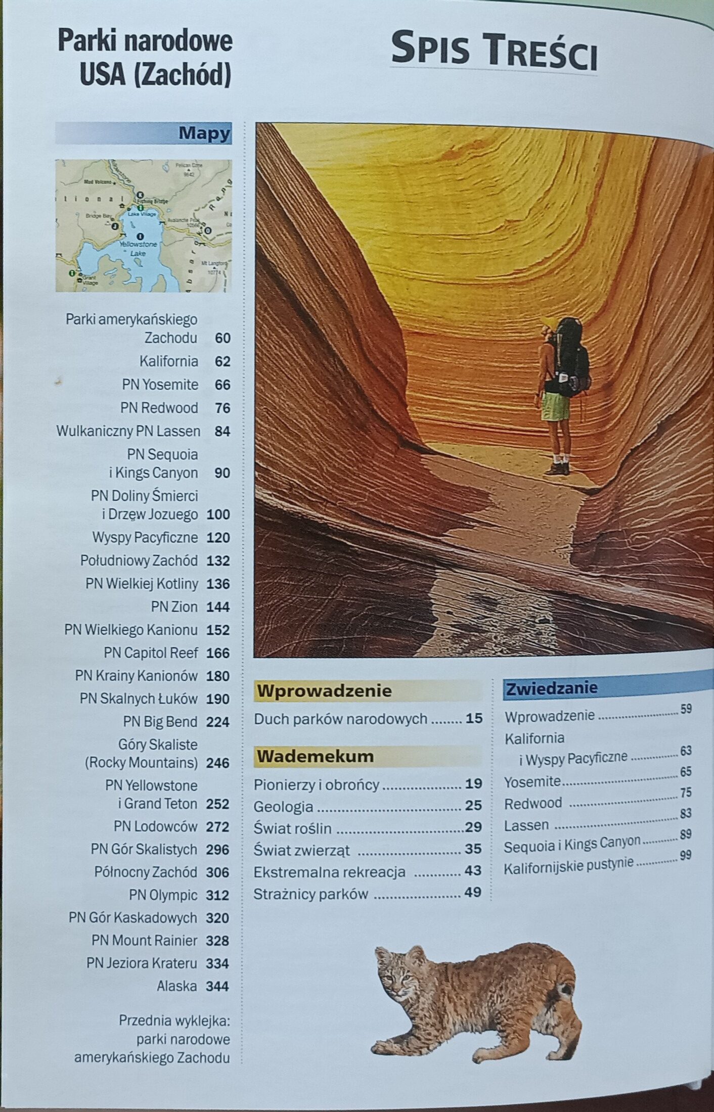 parki narodowe USA spis treści książki w antykwariat 1 książki używane Szczecin