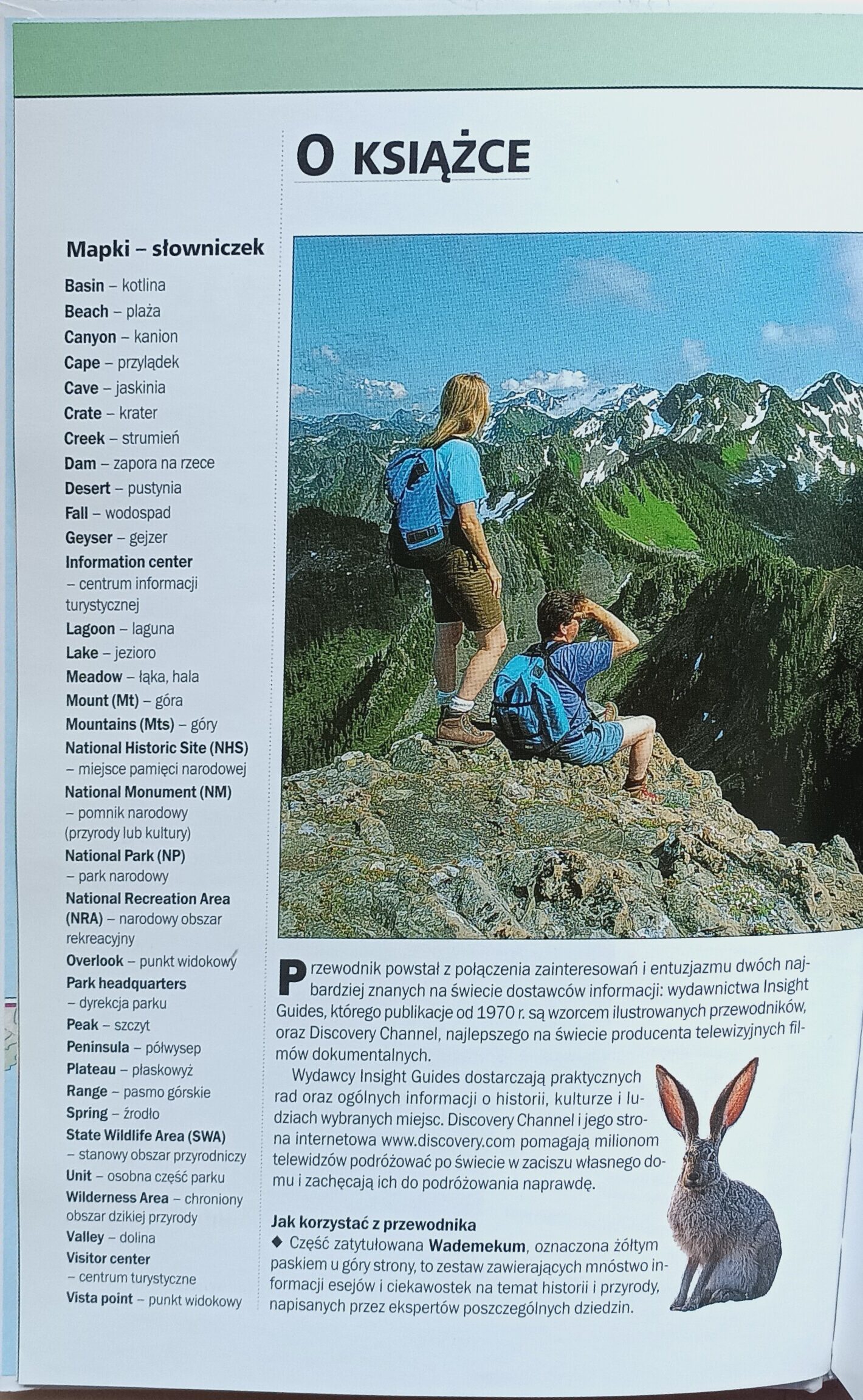 parki narodowe USA strona książki 1 w antykwariat książki używane Szczecin