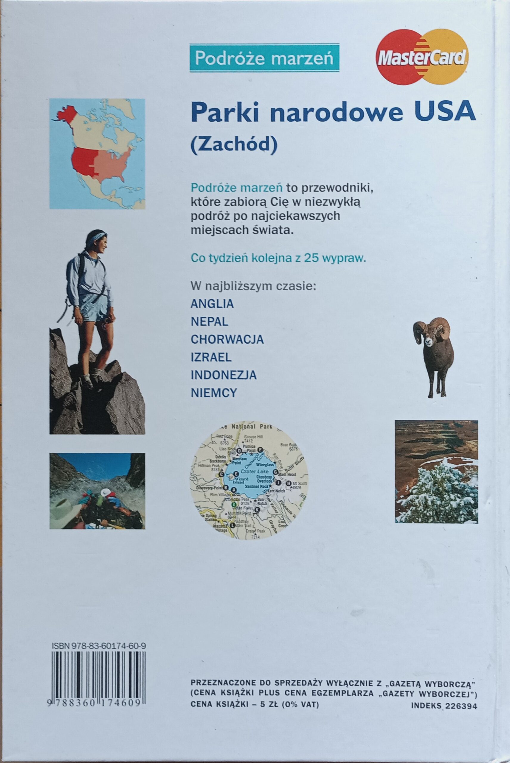 parki narodowe USA tył książki w antykwariat książki używane Szczecin