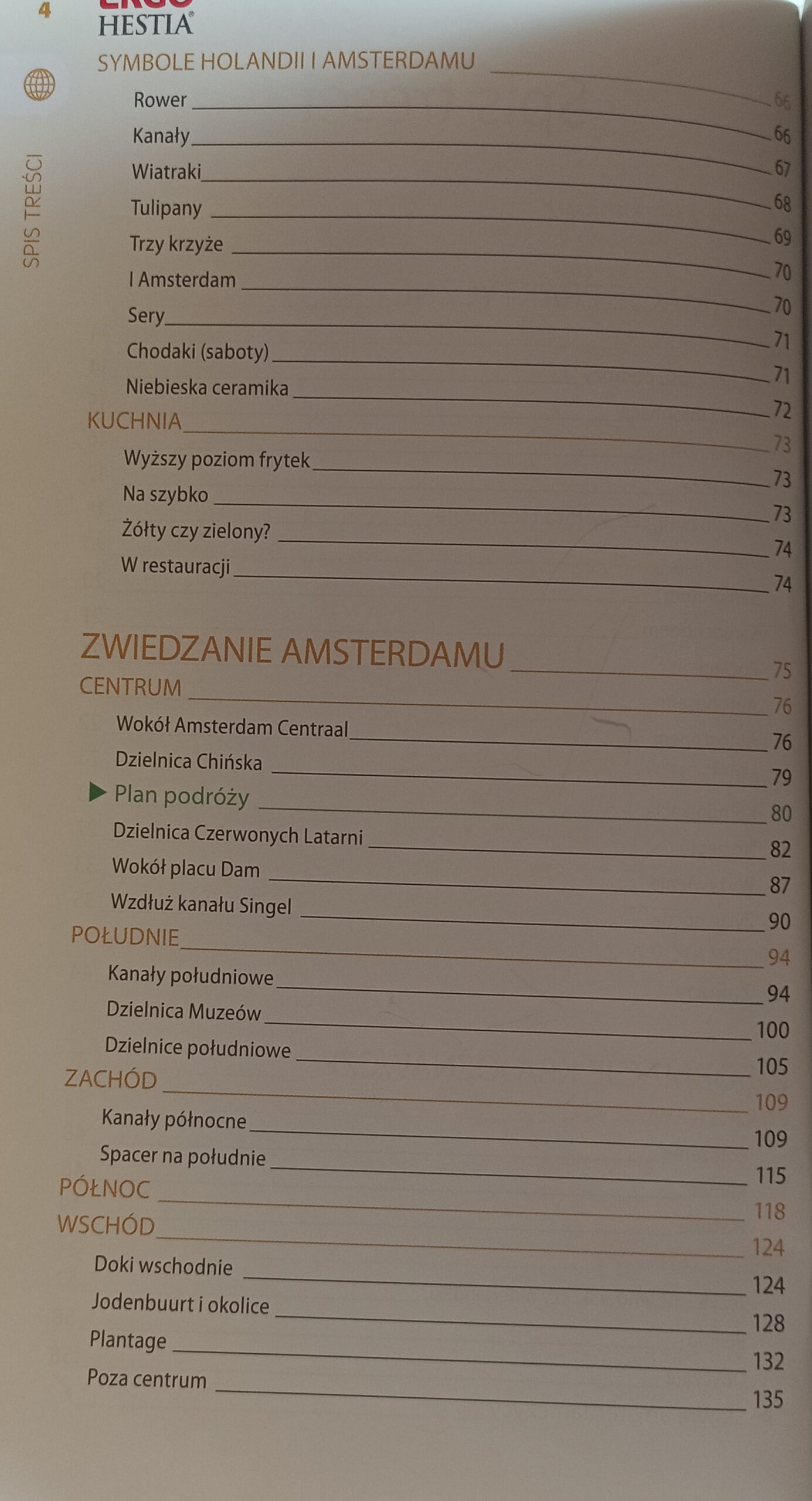 Amsterdam spis treści 2 książki w antykwariat książki używane Szczecin