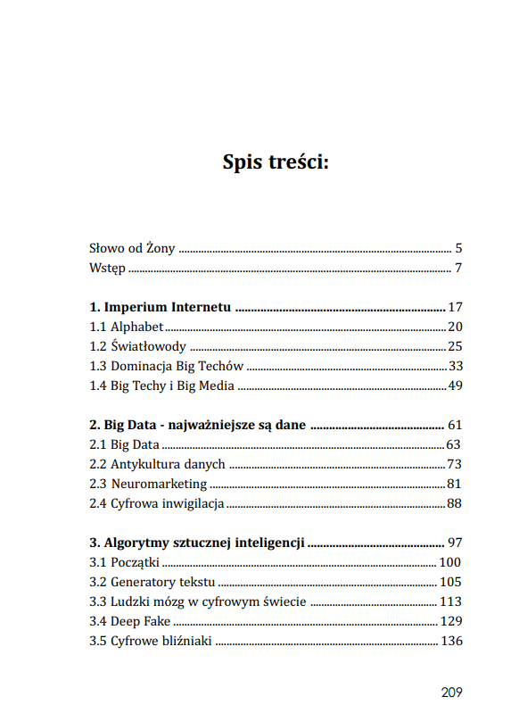 cyfrowi niewolnicy spis tresci ksiazki w antykwariat ksiazki używane Szczecin