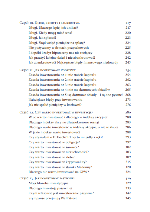 jak osiagnac bogactwo spis tresci 3a ksiazki w antykwariat ksiazki Szczecin