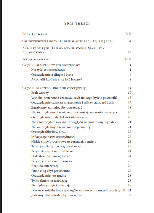 jak osiągnąć bogactwo spis treści ksiazki 1 w antykwarait ksiazki uzywane Szczecin