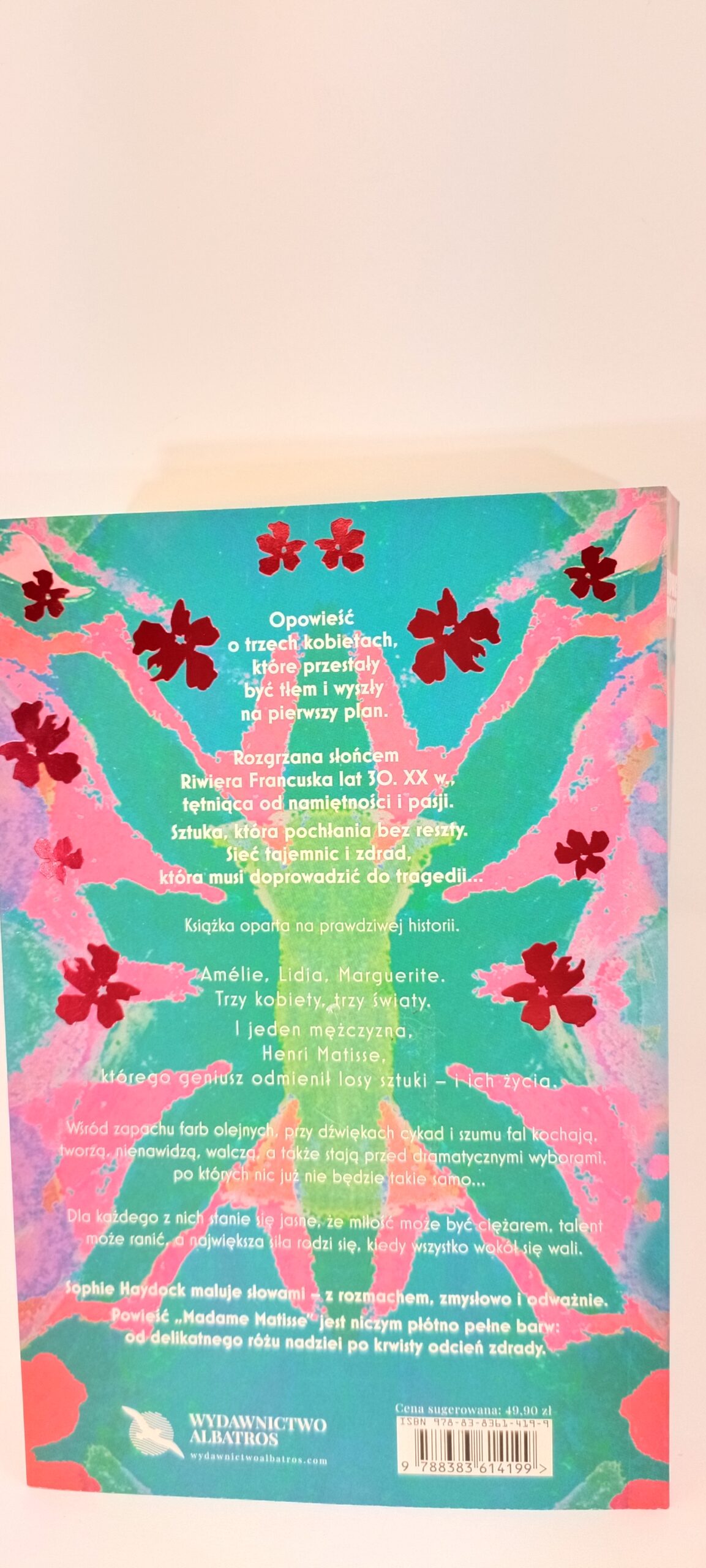 Madame Matisse tył książki w antykwariat książki używane Szczecin