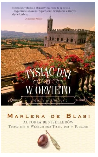 Tysiac dni w Orvieto okladka ksiazki w antykwariat ksiazki uzywane Szczecin