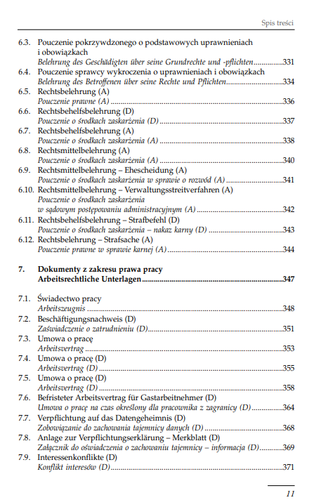 jak sporzadzać tlumaczenia poświadczone spis tresci antykwariat ksiazki Szczecin