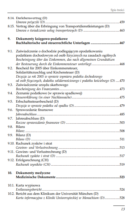 jak sporzadzać tlumaczenia poświadczone spis tresci antykwariat ksiazki Szczecin