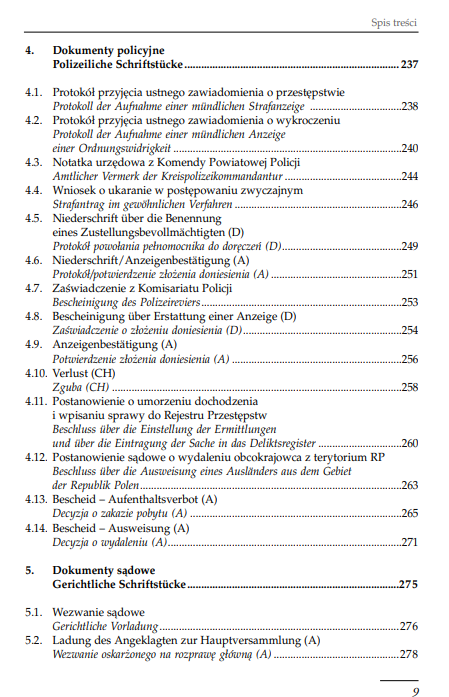 jak sporzadzać tlumaczenia poświadczone spis tresci antykwariat ksiazki Szczecin