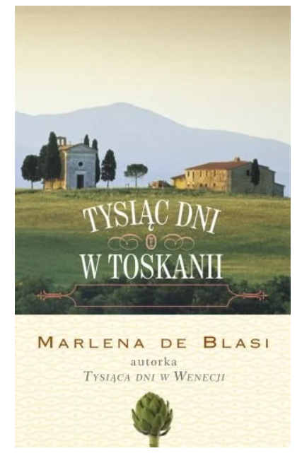 tysiac dni w Toskanii okladka ksiazki w antykwariat ksiazki uzywane Szczecin