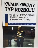kwalifikowany typ rozboju okładka książki w antykwariat Szczecin
