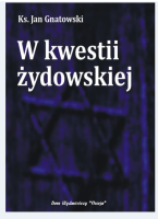 w kwestii zydowskiej okladka ksiazki w antykwariat ksiazki uzywane Szczecin